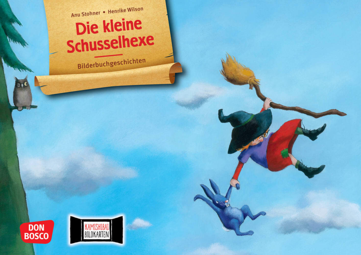Die kleine Schusselhexe. Kamishibai Bildkartenset main product photo