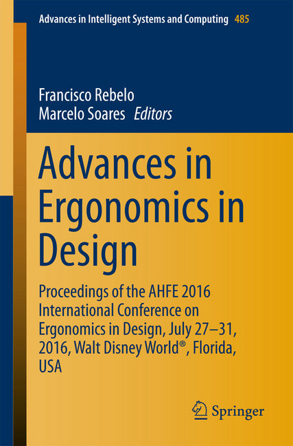 Advances in Ergonomics in Design main product photo