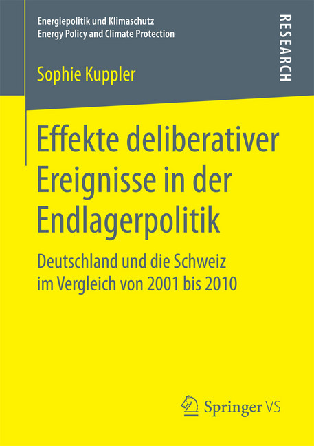 Effekte deliberativer Ereignisse in der Endlagerpolitik main product photo