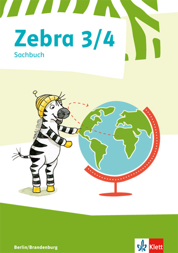 Zebra Sachunterricht 3/4. Ausgabe Berlin, Brandenburg main product photo