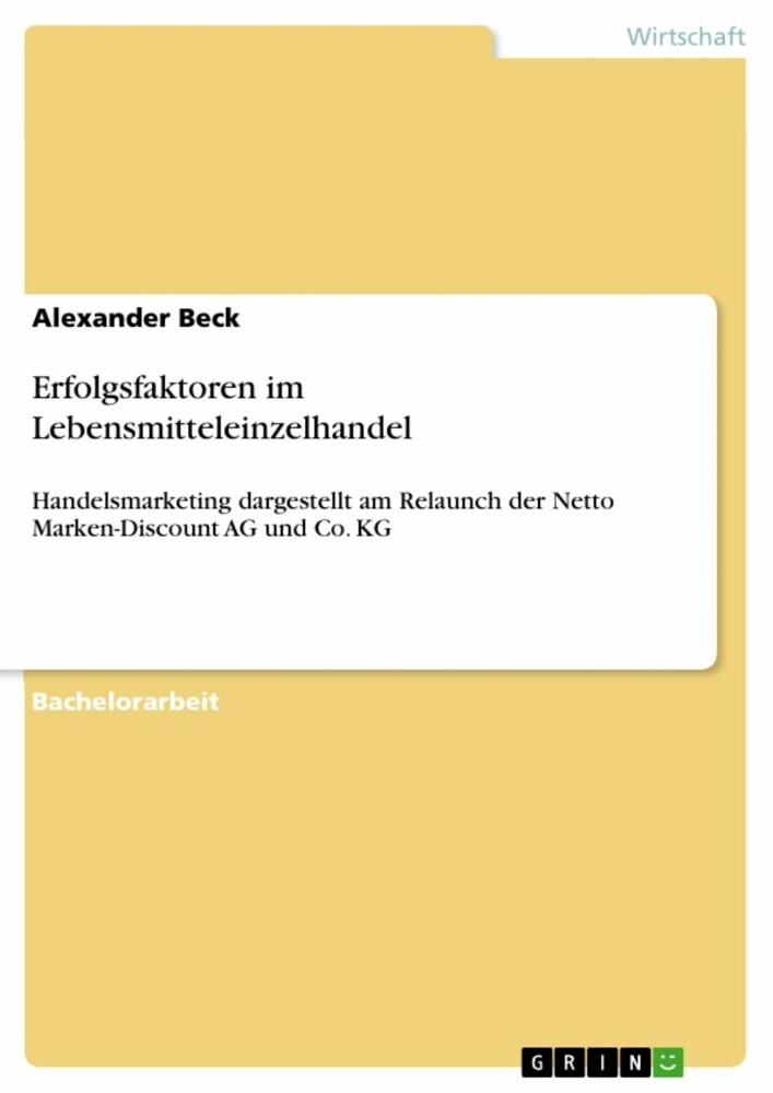 Erfolgsfaktoren im Lebensmitteleinzelhandel main product photo