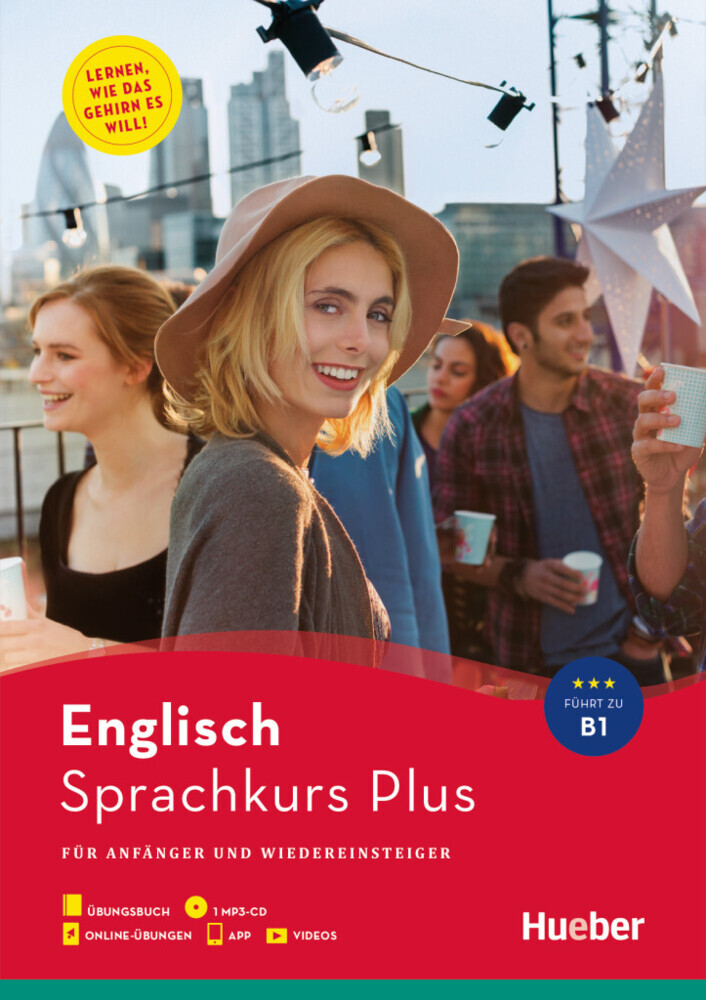 Hueber Sprachkurs Plus Englisch, m. 1 Buch, m. 1 Audio main product photo