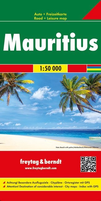 Freytag & Berndt Auto + Freizeitkarte Mauritius / Maurice / Maurizio / Mauricio main product photo