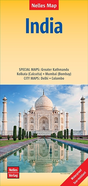 Nelles Map Landkarte India main product photo