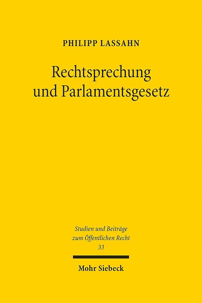 Rechtsprechung und Parlamentsgesetz main product photo