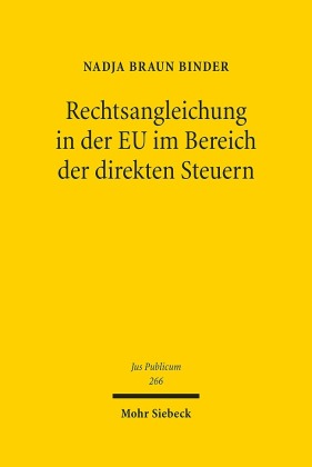 Rechtsangleichung in der EU im Bereich der direkten Steuern