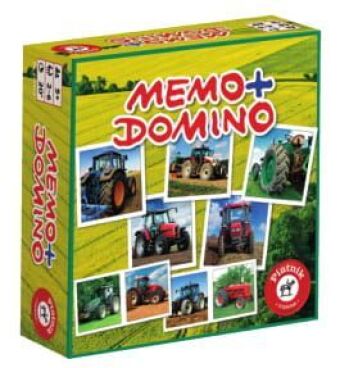 Memo + Domino Traktoren (Kinderspiel)