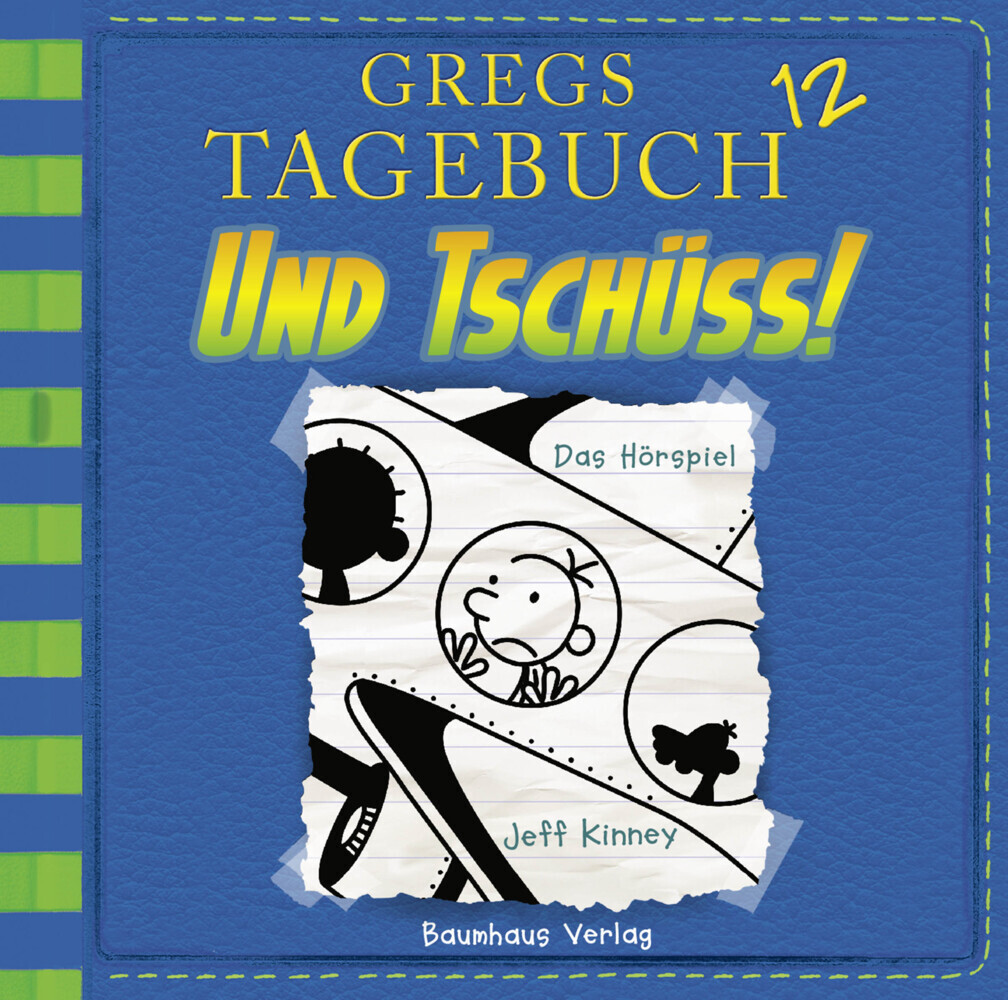 Gregs Tagebuch - Und tschüss!. Tl.12, 1 Audio-CD main product photo