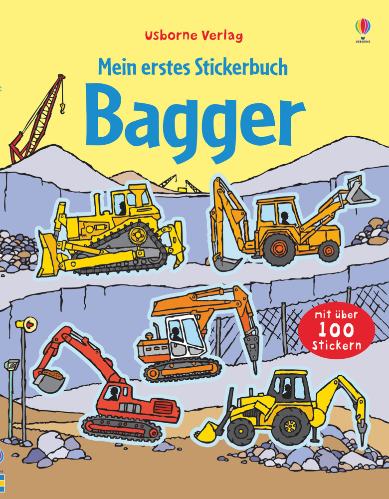 Mein erstes Stickerbuch: Bagger main product photo