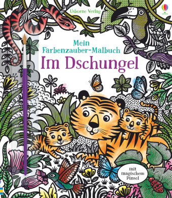 Mein Farbenzauber-Malbuch: Im Dschungel