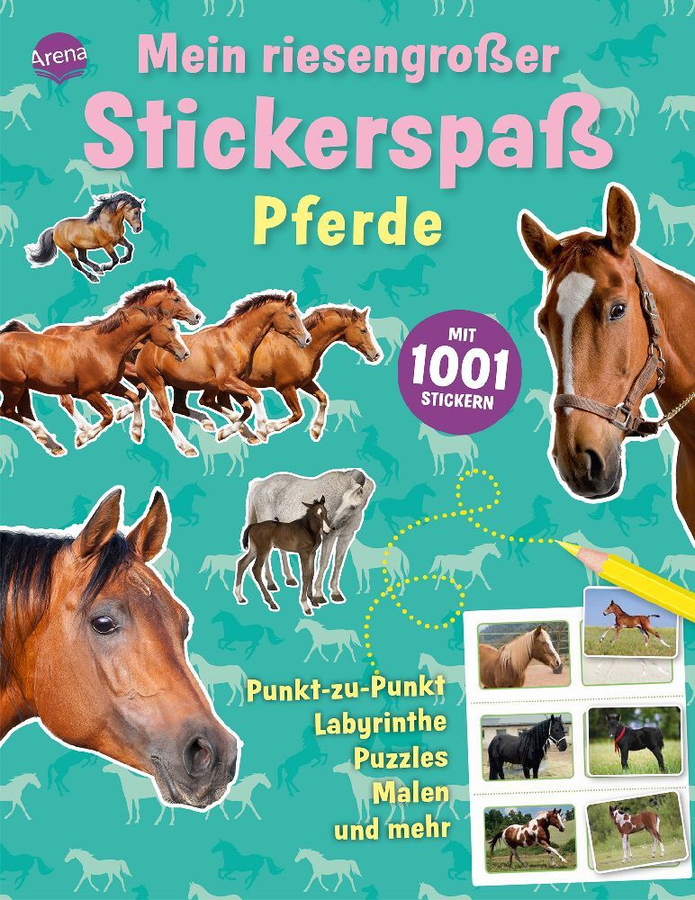 Mein riesengroßer Stickerspaß. Pferde main product photo