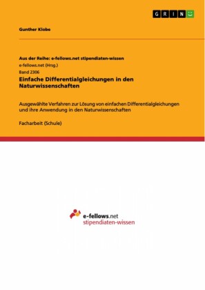Einfache Differentialgleichungen in den Naturwissenschaften
