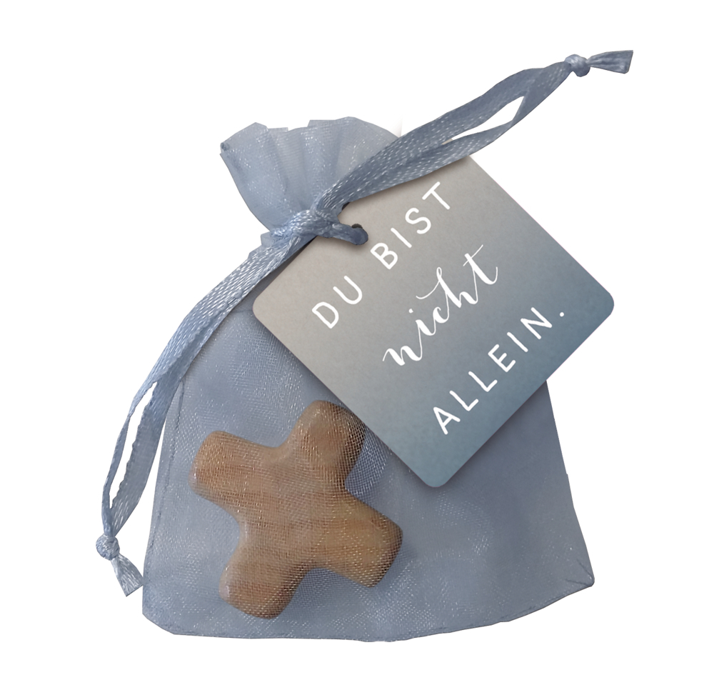 Holzkreuz - Du bist nicht allein main product photo