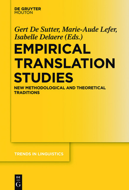 Empirical Translation Studies main product photo