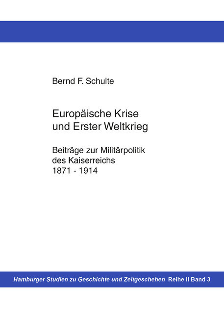Europäische Krise und Erster Weltkrieg main product photo