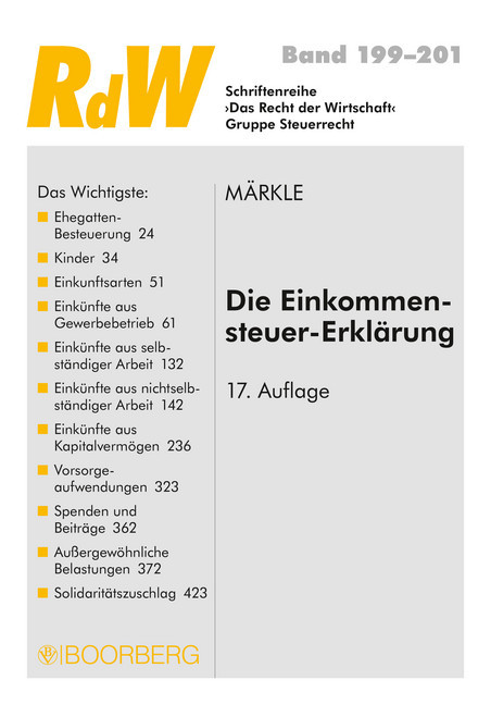 Die Einkommensteuer-Erklärung main product photo
