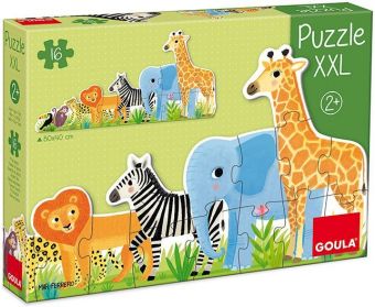 Dschungel, von klein bis groß (Kinderpuzzle)