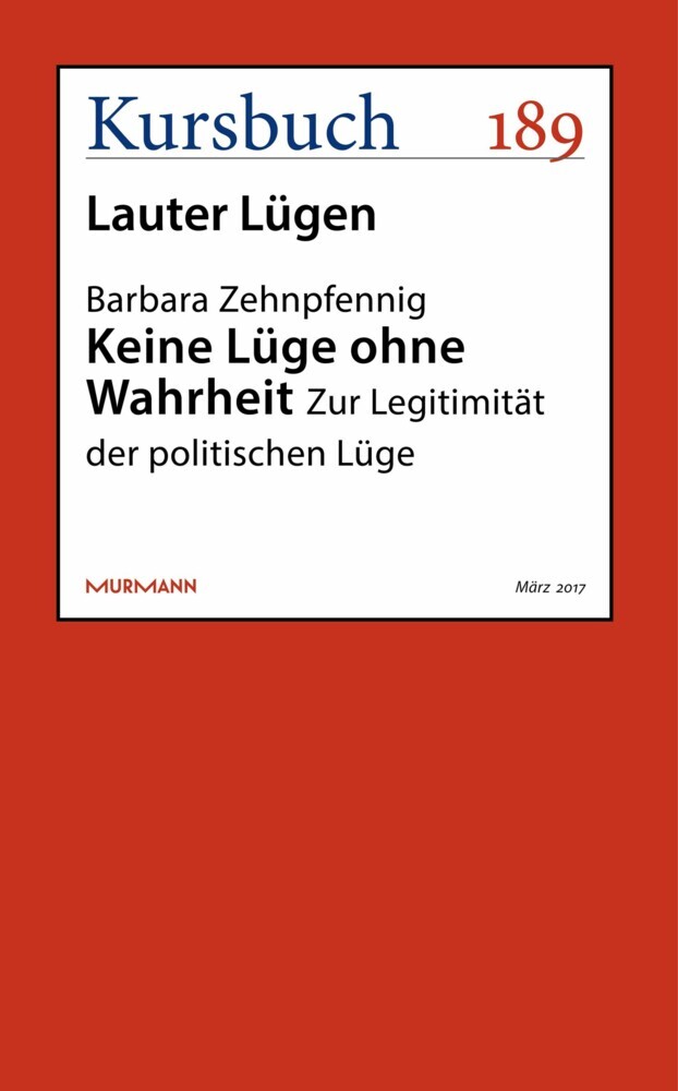 Keine Lüge ohne Wahrheit main product photo