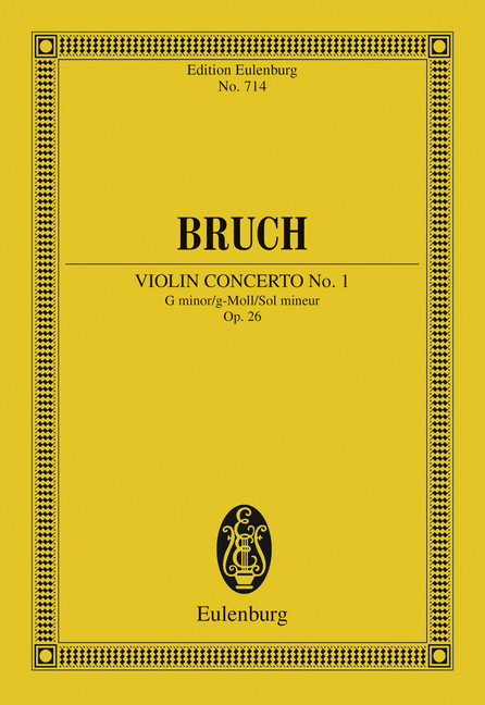 Violin Concerto No. 1 G minor main product photo