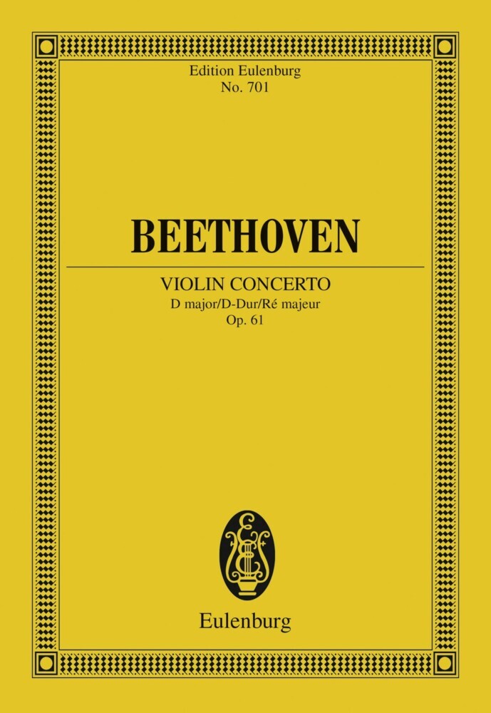 Violin Concerto D major main product photo