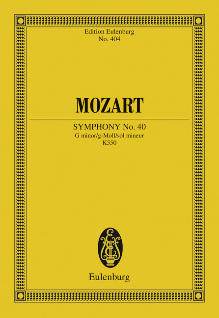 Symphony No. 40 G minor main product photo