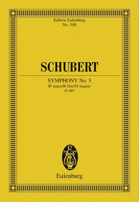Symphony No. 5 Bb major main product photo
