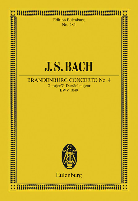 Brandenburg Concerto No. 4 G major main product photo