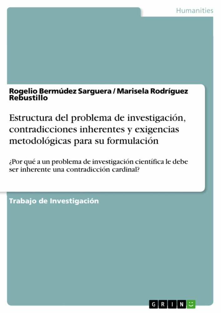 Estructura del problema de investigación, contradicciones inherentes y exigencias metodológicas para su formulación main product photo