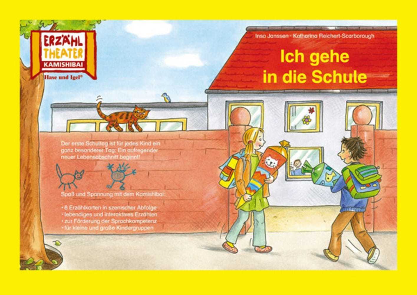 Ich gehe in die Schule / Kamishibai Bildkarten main product photo