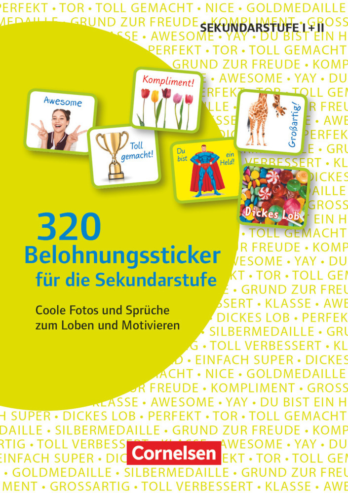 320 Belohnungssticker für die Sekundarstufe - Coole Fotos und Sprüche zum Loben und Motivieren main product photo
