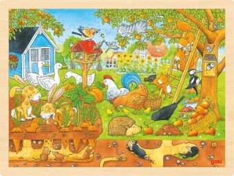 Unser Garten über und unter der Erde (Kinderpuzzle)
