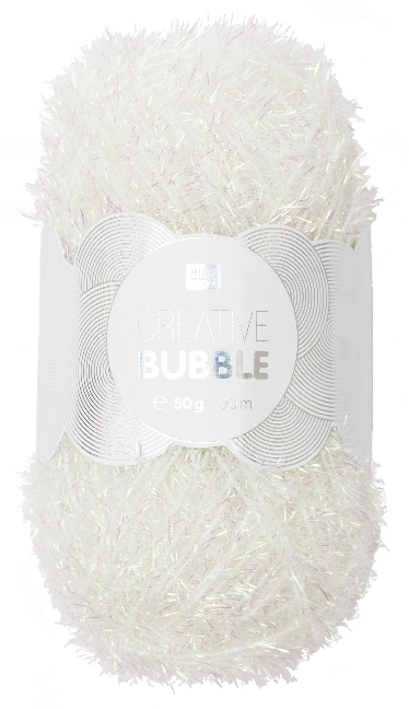 Spülschwammgarn Creative Bubble Weiss irisierend main product photo