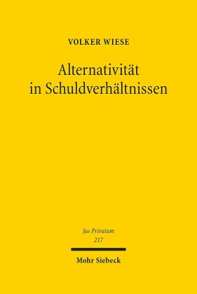 Alternativität in Schuldverhältnissen
