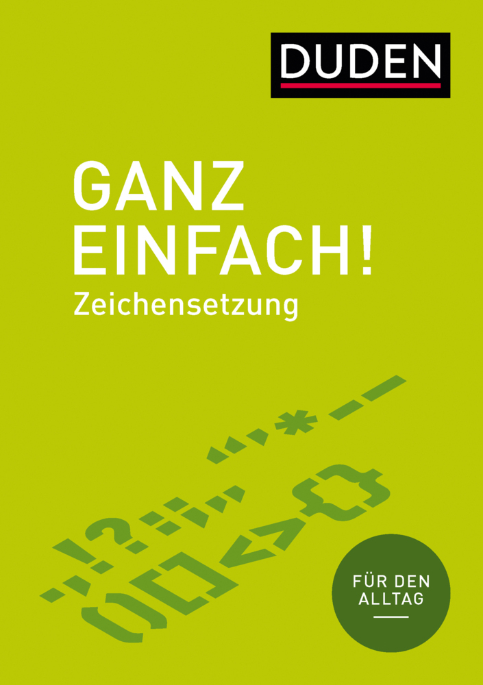 Ganz einfach! Zeichensetzung main product photo