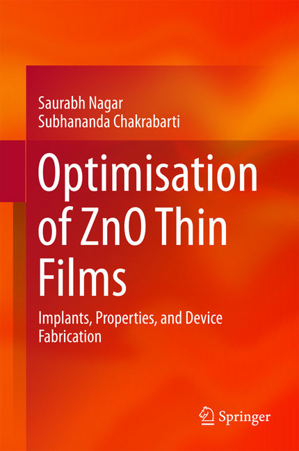 Optimisation of ZnO Thin Films main product photo