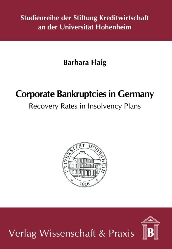 Corporate Bankruptcies in Germany. main product photo