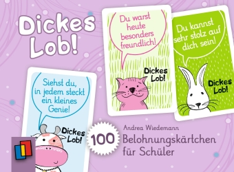 Dickes Lob! 100 Belohnungskärtchen für Schüler*innen
