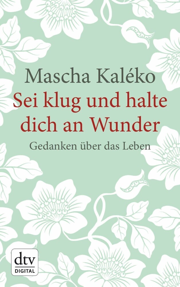 Sei klug und halte dich an Wunder Gedanken über das Leben main product photo
