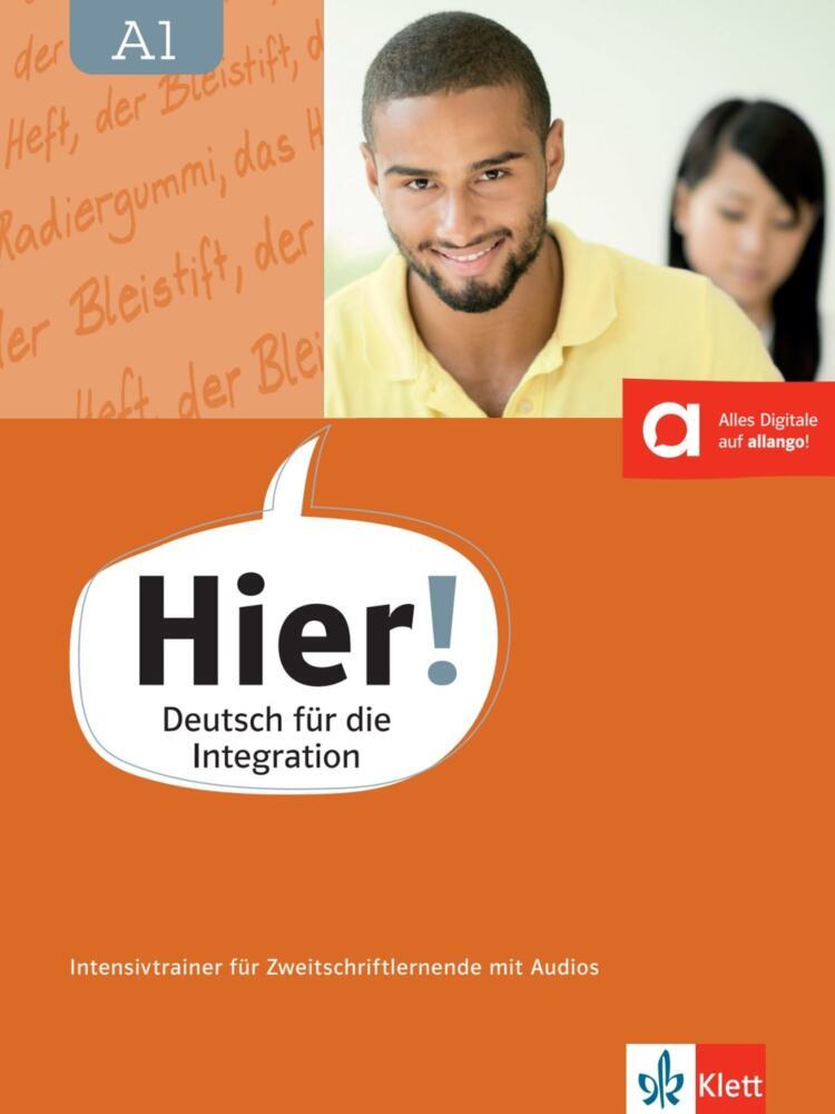 Hier! A1 Intensivtrainer für Zweitschriftlernende mit Audios main product photo