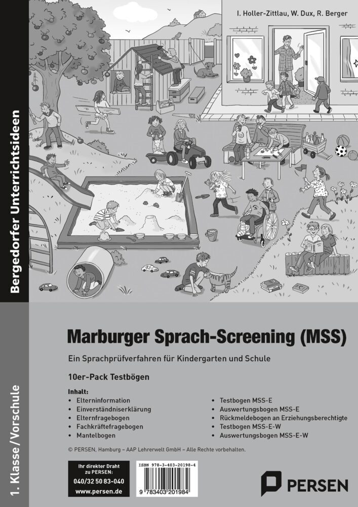 Marburger Sprach-Screening (MSS) - Testbögen main product photo