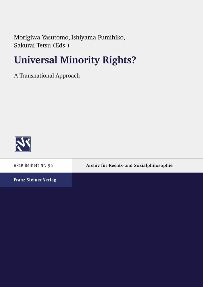 Universal Minority Rights? A Transnational Approach main product photo