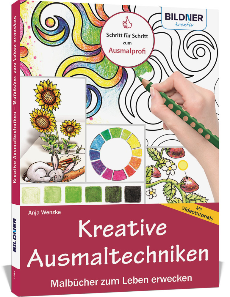 Kreative Ausmaltechniken - Malbücher zum Leben erwecken! main product photo