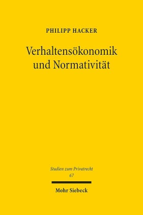 Verhaltensökonomik und Normativität