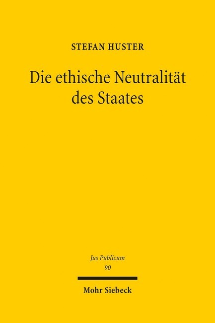 Die ethische Neutralität des Staates main product photo