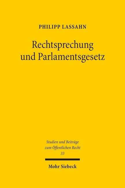 Rechtsprechung und Parlamentsgesetz main product photo