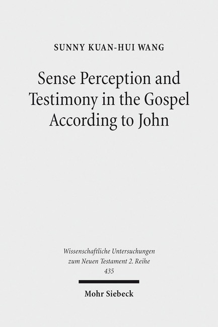 Sense Perception and Testimony in the Gospel According to John main product photo