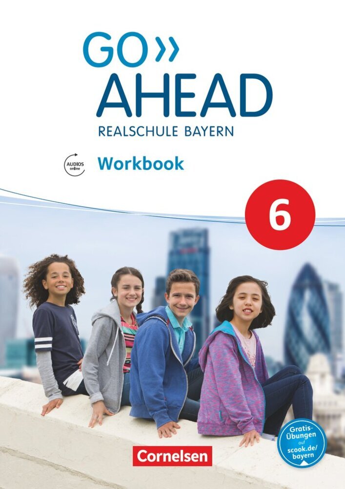 Go Ahead - Realschule Bayern 2017 - 6. Jahrgangsstufe, Workbook mit Audios online main product photo