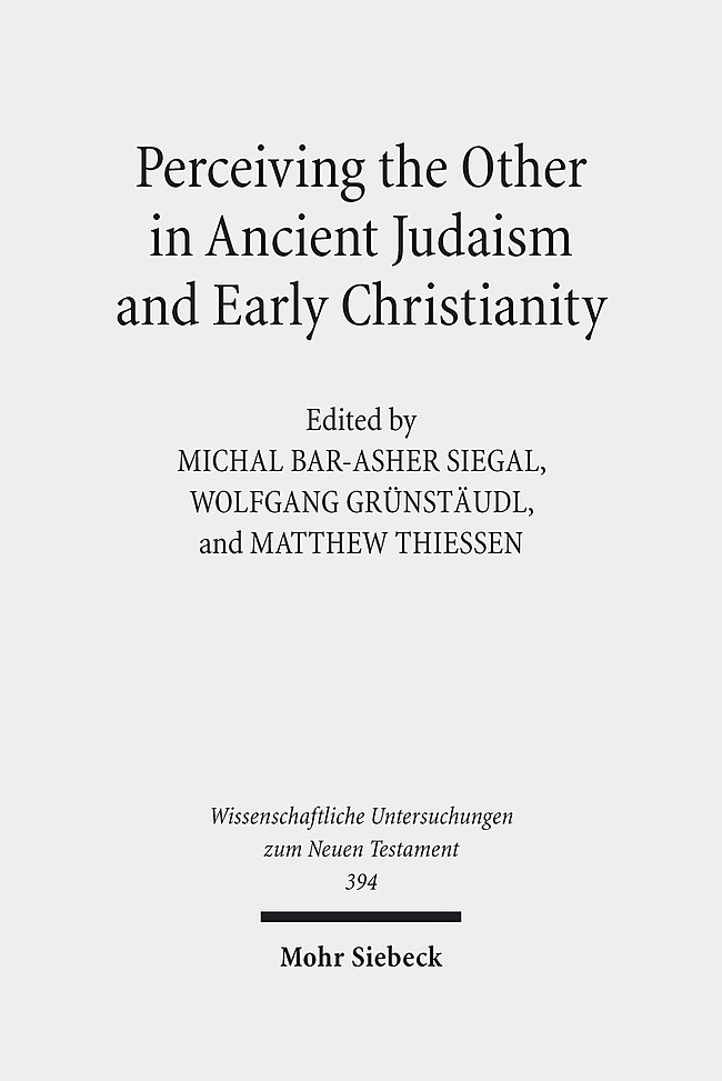 Perceiving the Other in Ancient Judaism and Early Christianity main product photo
