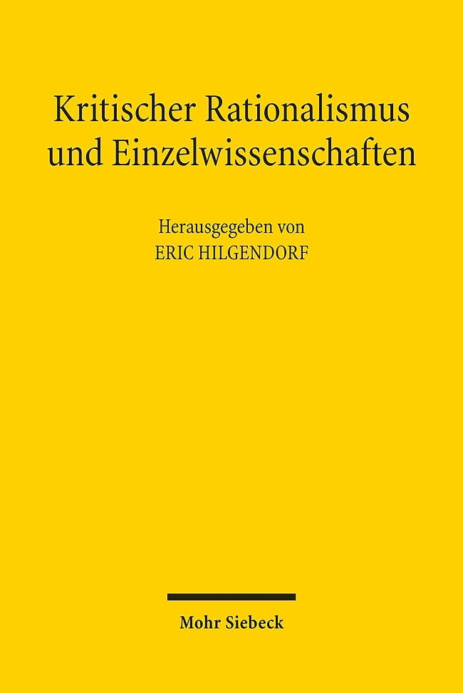 Kritischer Rationalismus und Einzelwissenschaften main product photo