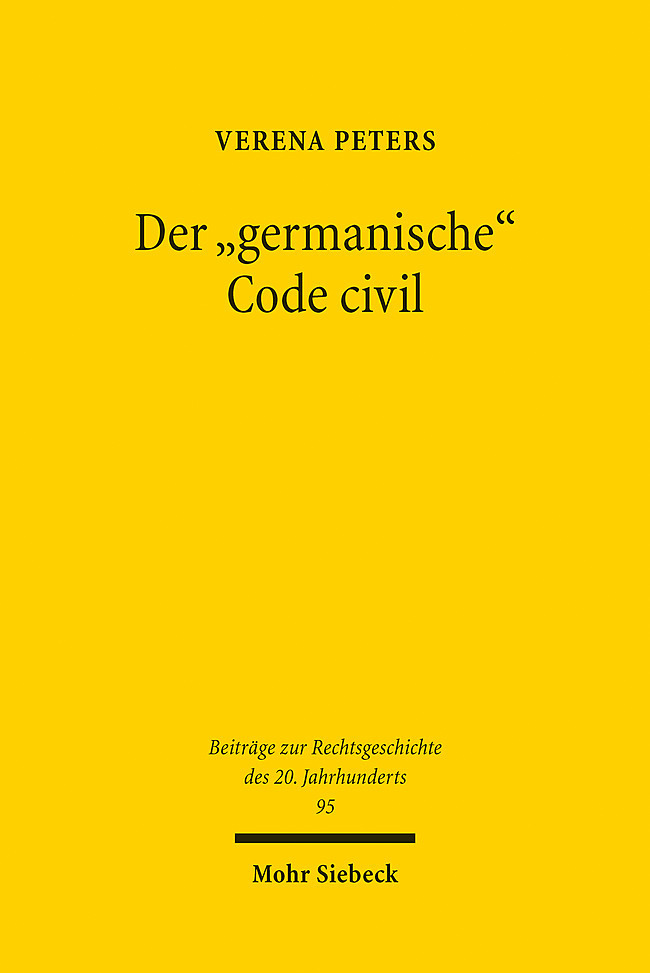 Der "germanische" Code civil main product photo